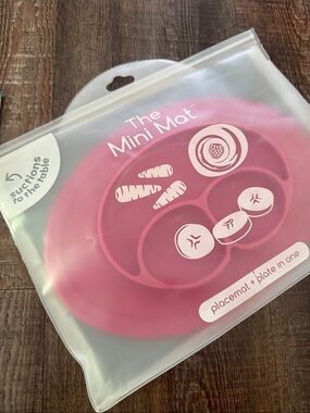 The Mini Mat Silicone Suction Placemat - Pink